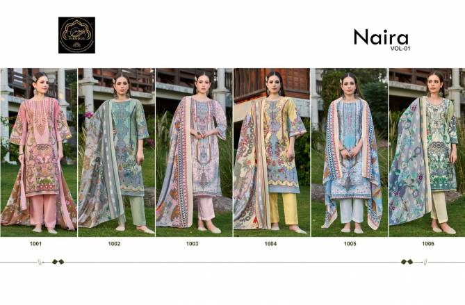 Naira Vol 1 By Firdous Printed Cotton Dress Material Wholesale Market In Surat With Price
